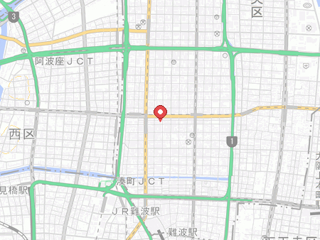 Table Tennis Cafe & Bar Palette Shinsaibashi map