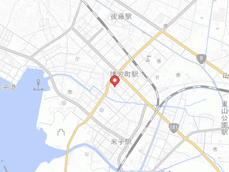 Yonago Manga Museum x Space Create Jiyu Kukanの地図