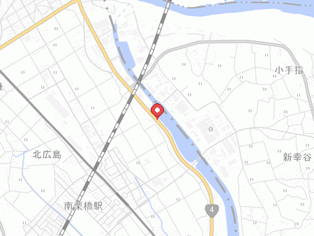 Round One Stadium Saitama Kurihashiの地図