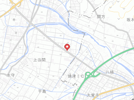 Fujieda Grand Bowlの地図
