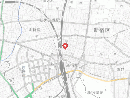Gran Cyber Cafe Bagus Shinjuku map