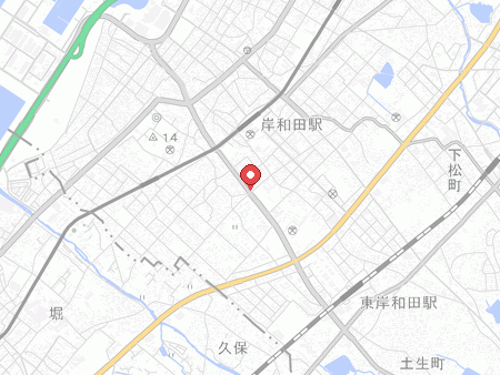 Kishida Sports map