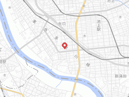 Yaguchi Table Tennis Hall map