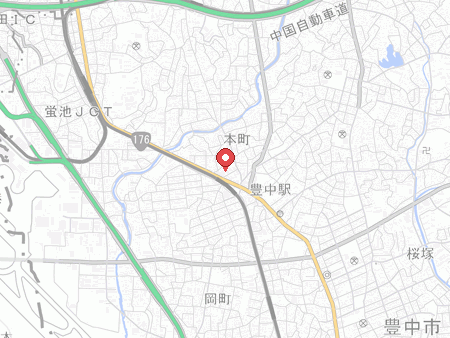 Toyonaka Table Tennis Center map