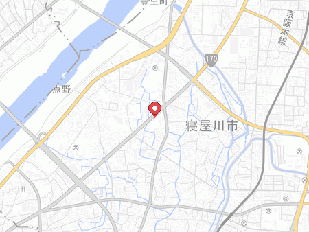 Neyagawa Table Tennis Hall map
