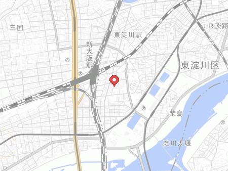 Osaka Municipal Higashiyodogawa Gymnasium map