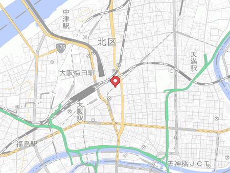 Round One Umeda map