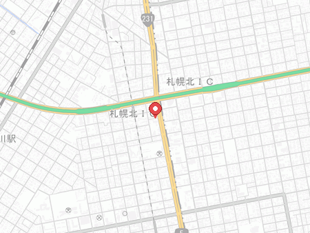 Kita Ward Maru-chan Table Tennis Hall map