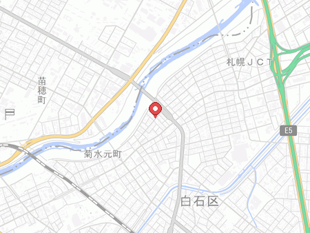 Jiyu Kukan Kikusui Kanjodori Branch map