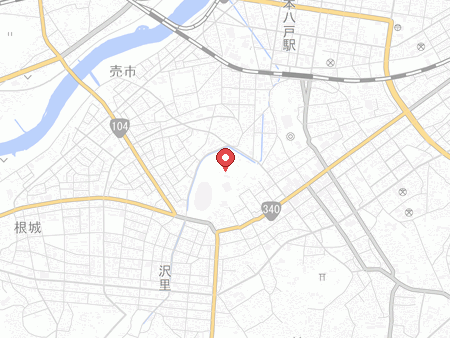 Hachinohe City Gymnasium Table Tennis Hall map