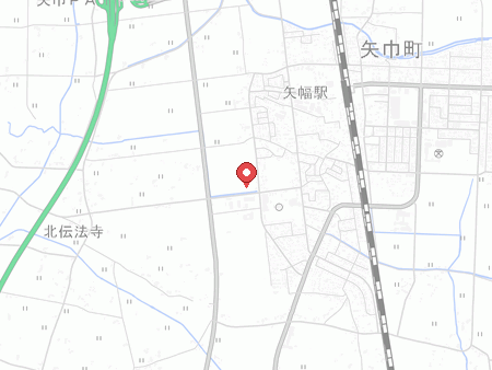 Map of Yahaba Town General Gymnasium