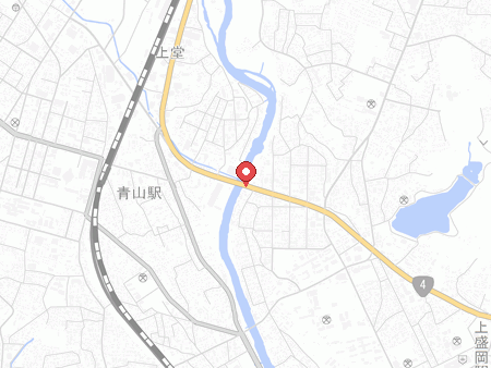 Map of Jiyu Kukan Morioka Takamatsu
