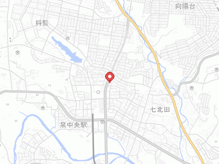 Jiyu Kukan Sendai Izumi-Chuo map