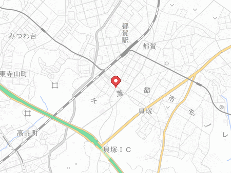 Jiyu Kukan Chiba Tsuga map