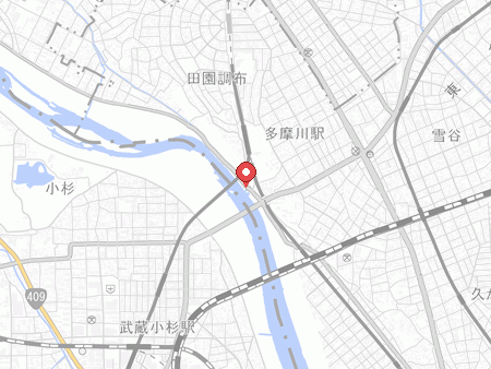 Private Table Tennis Studio Tamagawa Base map