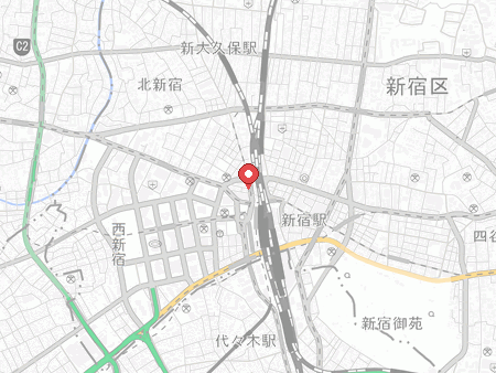 BAGUS Shinjuku West Exit map