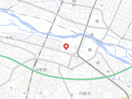 Hino Shimin-no-Mori Fureai Hall map