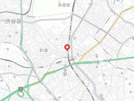 Takkyu Sakaba Ponzo Shibuya No. 2 map