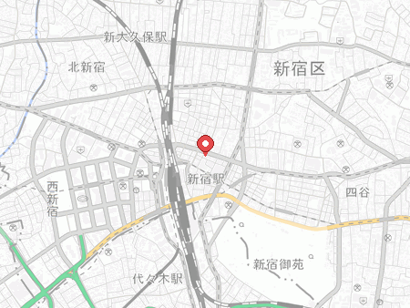 BAGUS Shinjuku Yasukuni-dori map