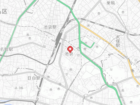 Minami-Ikebukuro Park map