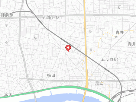 Umeda Community Gymnasium map