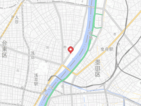 Taito Riverside Sports Center map