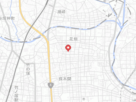 Hanahata Community Gymnasium map