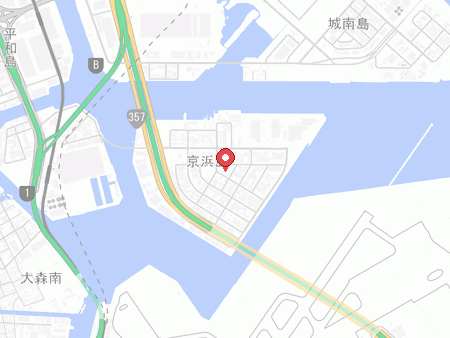 Keihinjima Workers' Welfare Hall map