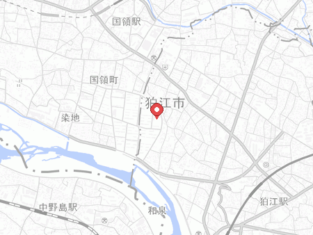 Nishi-izumi Gymnasium map