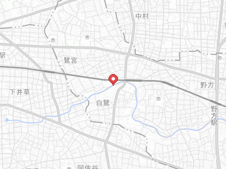 Saginomiya Gymnasium map