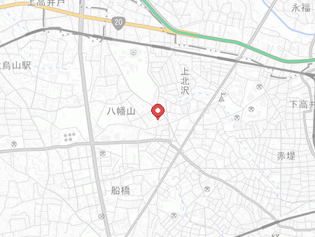 Hachimanyama-sho Community Gymnasium map