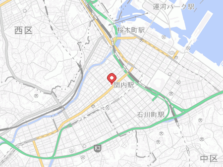 Three Monkeys Cafe Yokohama Kannai map