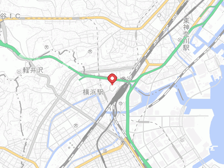 BAGUS Yokohama Nishiguchi map