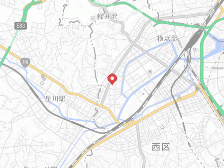 Yokohama Nishi Sports Center map