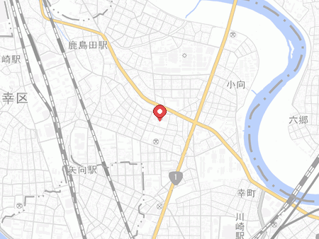 Kawasaki City Saiwai Sports Center map