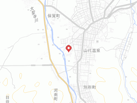 Yamashiro Onsen Miyabi no Yado Kaga Hyakumangoku map