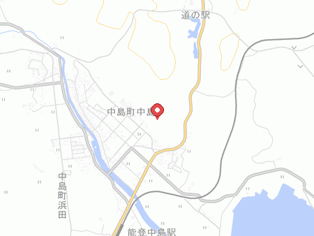 Map of Nanao City Nakajima Gymnasium