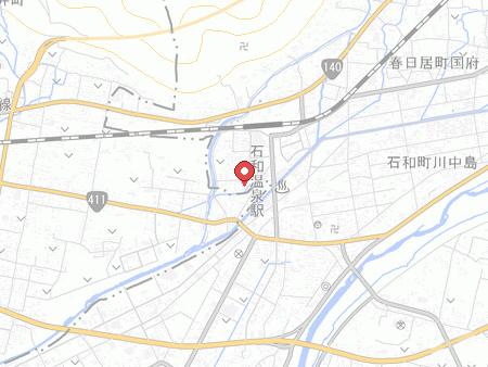 Kanpo no Yado Isawa map