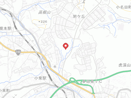 Jiyu Kukan Tajimi Branch map