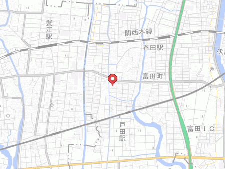 Tomita District Hall map
