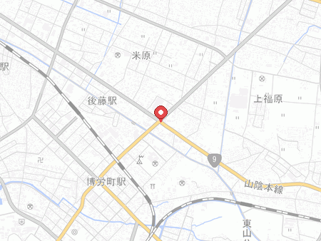 Jiyu Kukan Yonago map