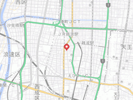 Namba Elephant TTC Table Tennis Hall map