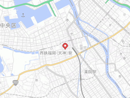 Round One Fukuoka Tenjin map