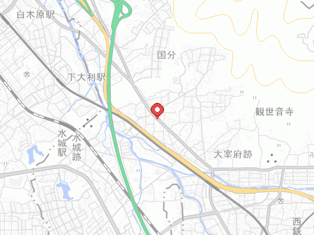 Dazaifu Table Tennis Center map