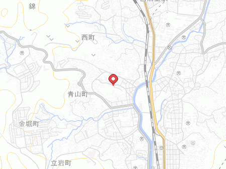 Map of Nagasaki Prefectural General Gymnasium