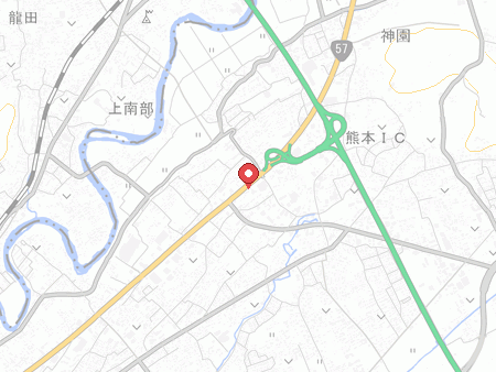 Jiyu Kukan Kumamoto Inter map