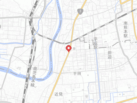 Jiyu Kukan Kumamoto Juzenji map