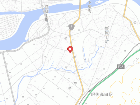Map of Yatsushiro Motonomachi Table Tennis Club
