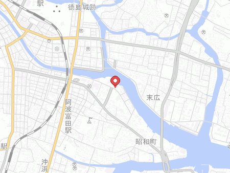 Round One Tokushima Bandai Store map