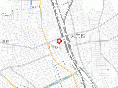 Omiya Table Tennis map